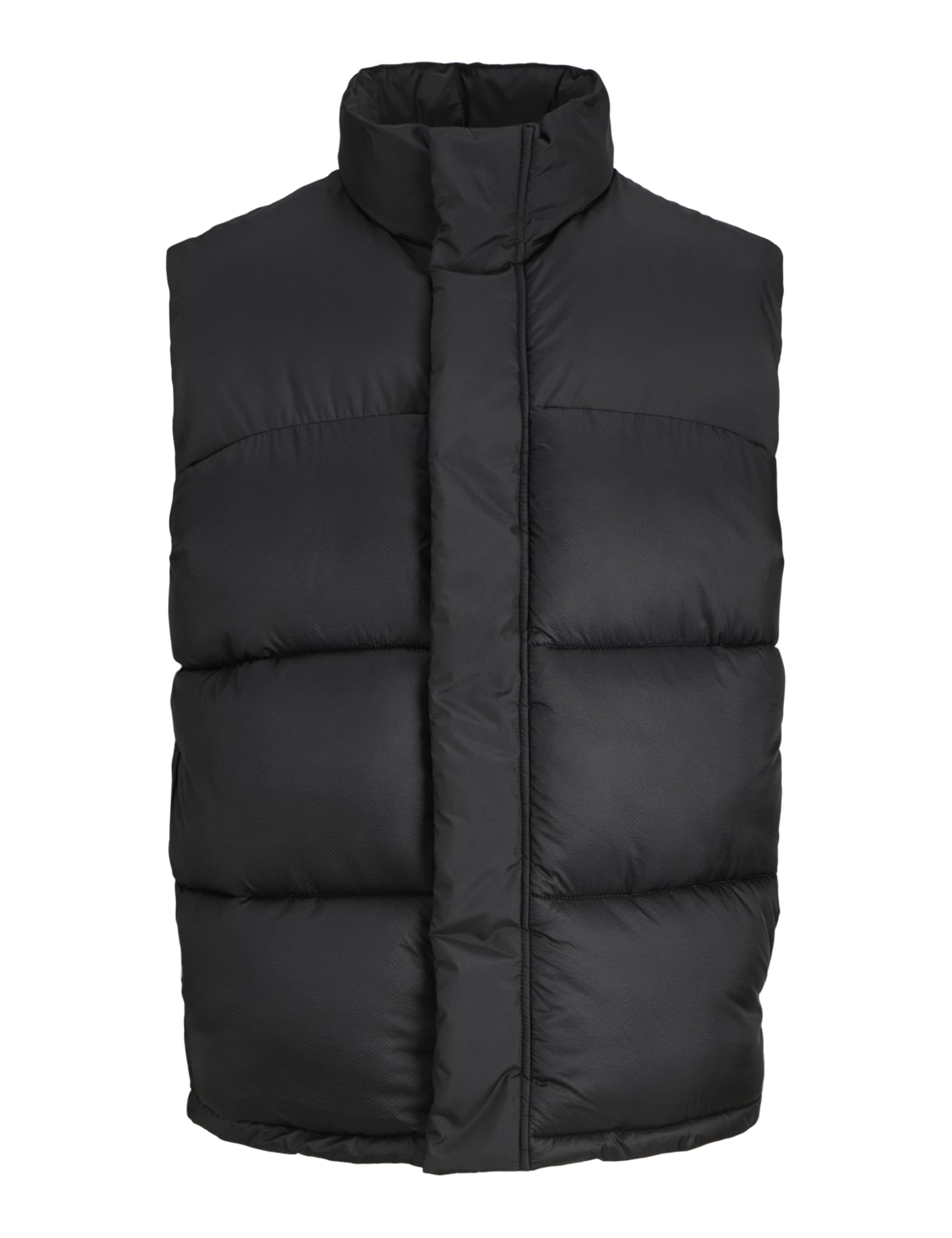 JACK & JONES Bodywarmer Jcounion-Scaldacollo SN, Nero, S Uomo