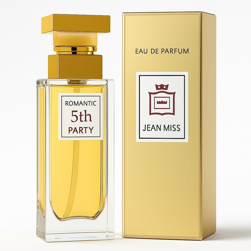 Women's Perfume, 30ml (1.0 fl.oz) Long Lasting Perfume for Ladies, Bergamot, Rose, Amber Fragrance, Gold Cap Bottle