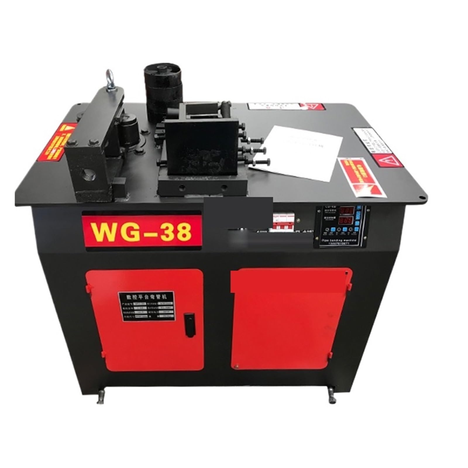 WG-25/38/51 Hydraulic Automatic CNC SS Square Steel and Tube Bending Hines Pipe Bender Machine Speed and Efficiency Improvement(WG-38)