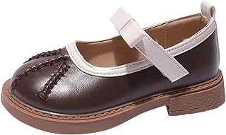 Zapatos de piel para niña, zapatos de baile para niñas, zapatos de rendimiento, botas casuales para niños pequeños