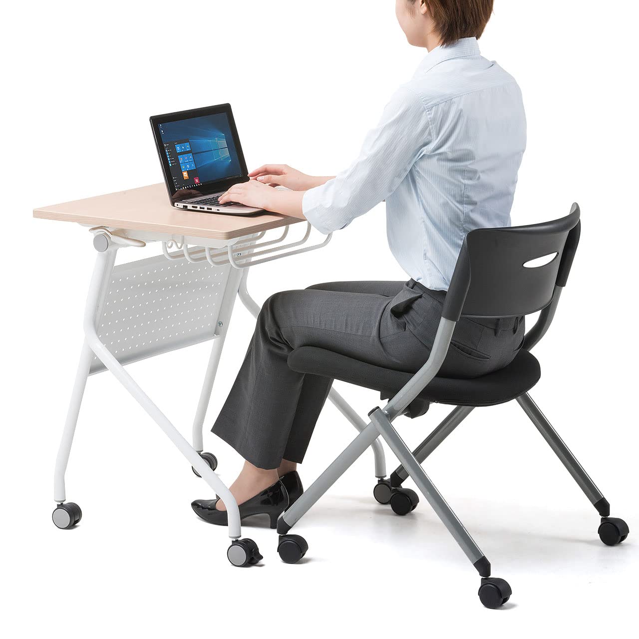 Amazon.co.jp: サンワサプライ アウトレット フォールディングデスク