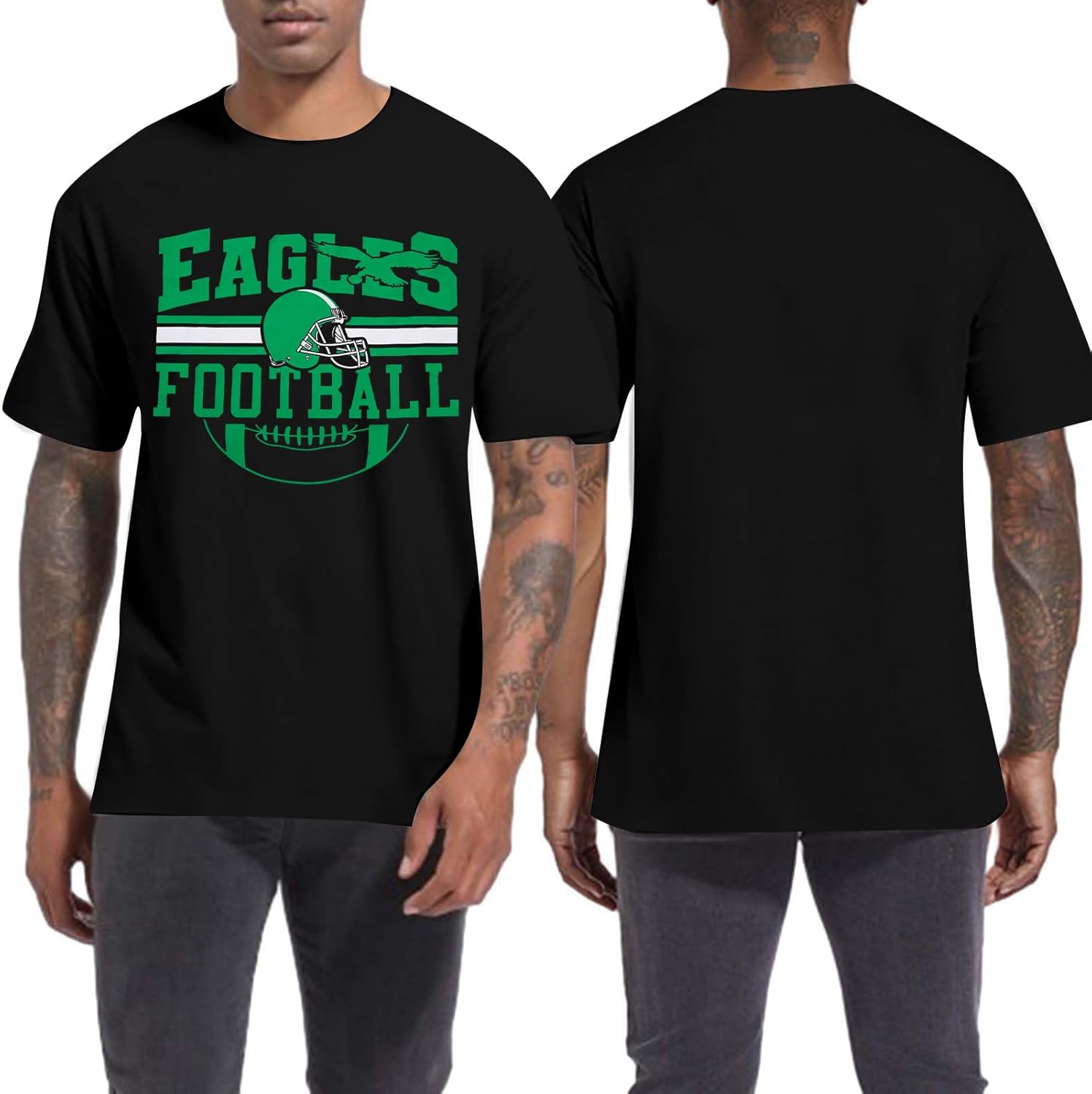 Football Shirt for Men: Game Day Season Shirts Football Team Fans Short Sleeve Tops - Image 2