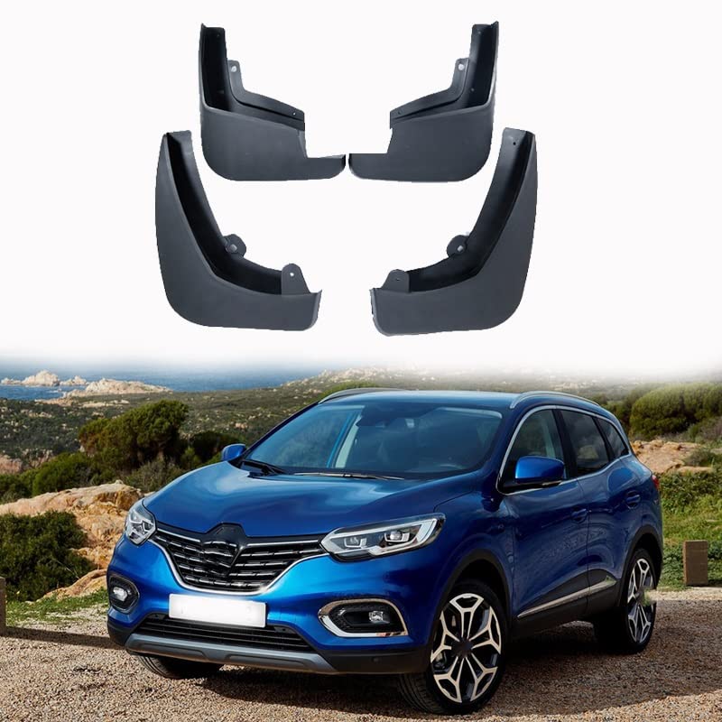 Garde-Boue pour Renault Kadjar 2015-2019 | Kit de Protection Auto 4 Pièces