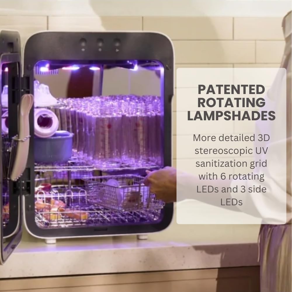 NEW UPANG Signature2 Plus LED Baby Bottle Sanitizer (UP920A+) (Light Gray)