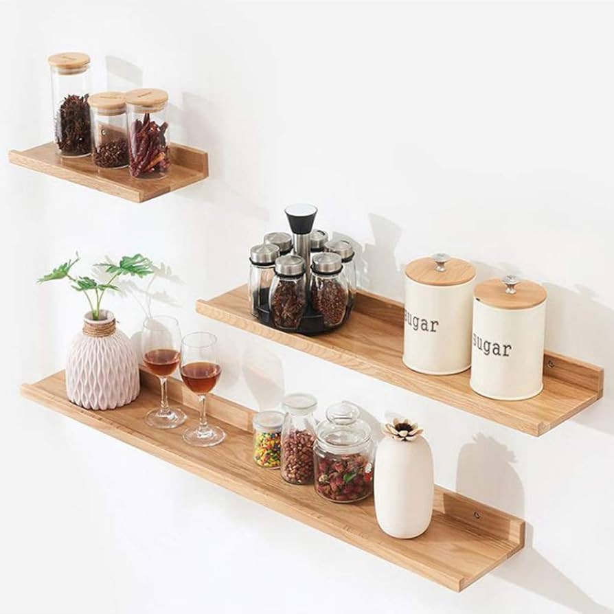 Amazon｜Great St. フローティングウォールシェルフ、ディスプレイ棚