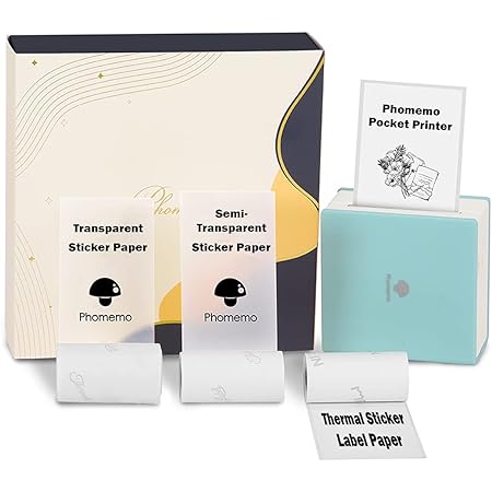 Phomemo Sticker Printer- T02 Print Pods Mini Sticker Printer Maker