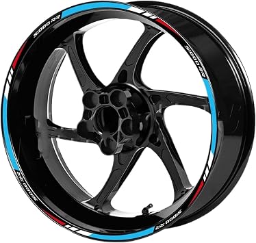 Wheel Stickers for S1000RR 2025 2024 Motorcycle Wheel Sticker 17 Inch Motorrad Rim Stripe Decal Accessories