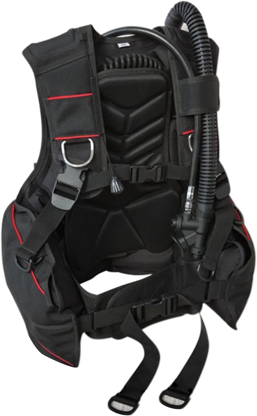 TUXING Scuba Diving BCD Equipment,Weight Integrated Scuba Diving Buoyancy Compensator, Folds Completely to Save Space,Fully Accessorised