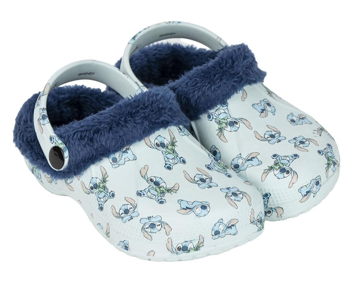 Chaussons Stitch Disney réglables avec doublure amovible lavable