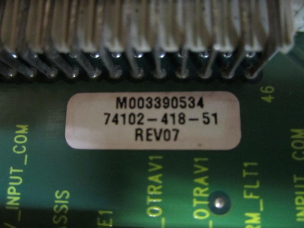 Allen Bradley 74102-418-51 Input Wiring Board 74102-417-02A