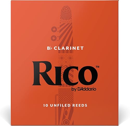 Miniatura 2 de DAddario Woodwinds, lengüetas para clarinete Rico Bb, RCA1025, dureza 2.5, paquete de 10