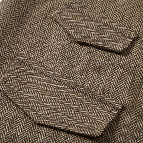 Mens Work Vest Suits Vintage Notch Collared Business Casual Formal Vests Wedding Dress Prom Tweed Vest With Pockets3