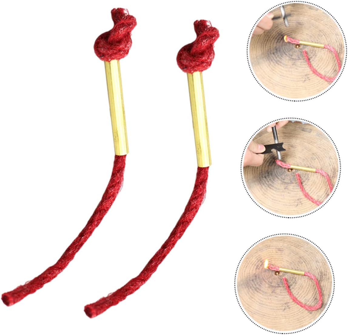 YARNOW Fuse Outdoor Camping Fire Rope Firewood Fire Rope Fire Starter Fire Starters for Campfires Grills