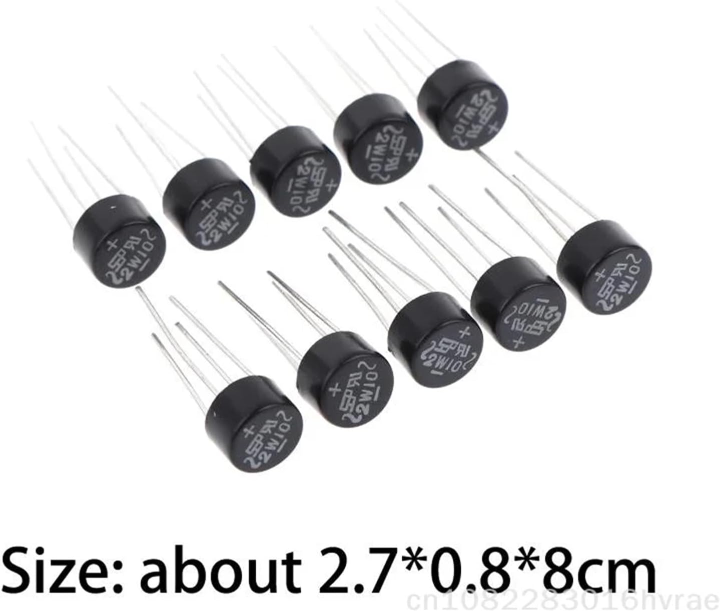 10/20/30Pcs Rectifier Bridge Diode 2A 1000V KBU Electronic Component for Power Supply Circuit Board Repair &DIY Projects(10Pcs)