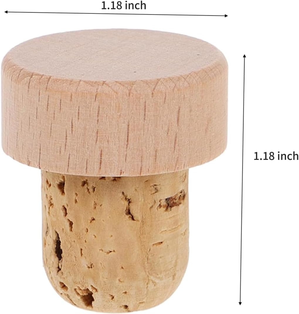 Wooden wine bottles, natural cork wine sealers, replace wine and Christmas parties, family gatherings, bars, and preserve the freshness of wine