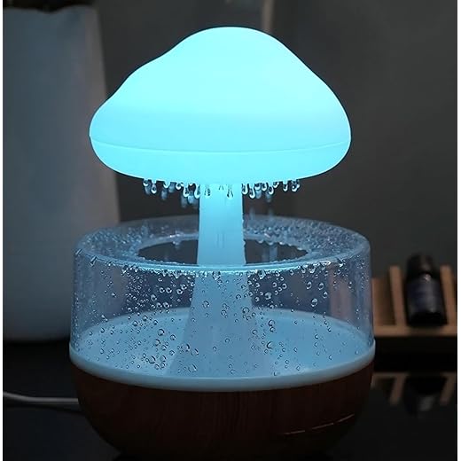 Motegrity Rain Cloud Humidifier with 7 LED Colors Aromathe