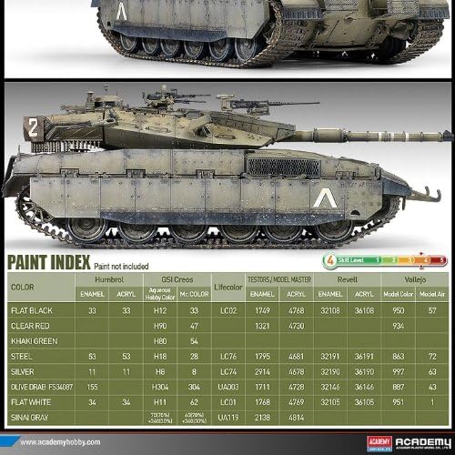 Miniatura 6 de 135 Merkava Mk.IID Mk 2D 13286 - Kits de modelos de plástico