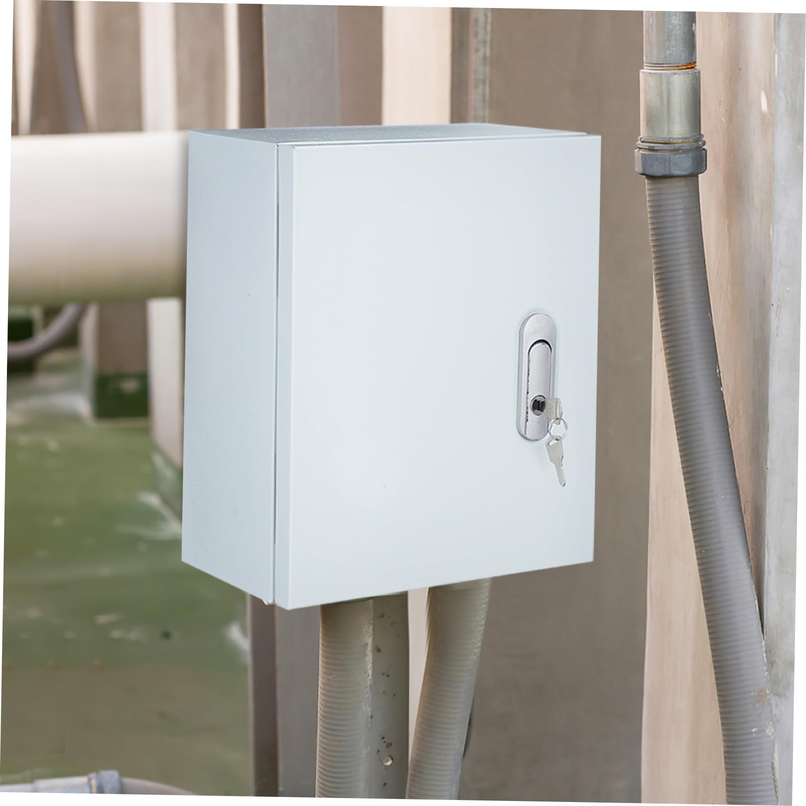 Wetterfeste Edelstahl verteilerdose Robuste Aufputz steuerbox für Außenbereiche Sichere Elektrische Anschlussbox mit Verstärktem Schutz für Hausstromverteilung
