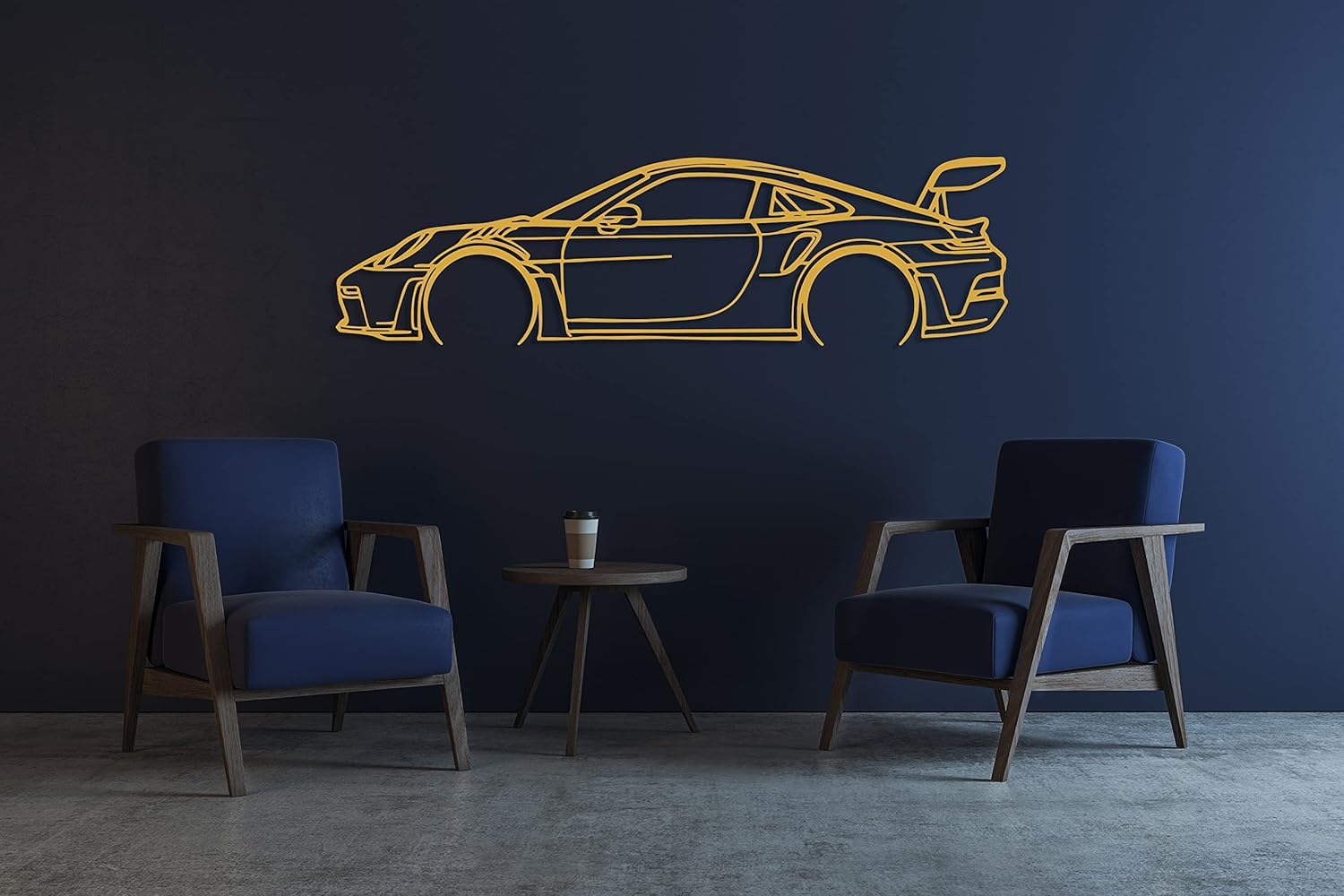 ★ Garage Art Amazon.com: Metal Car Wall Art, Car Silhouette, Automotive