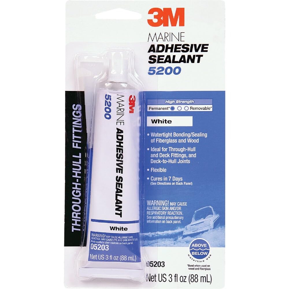 3M Marine Adhesive 5200 - Waterproof Sealant -12 3M Marine Adhesive 5200 - Waterproof Sealant -12