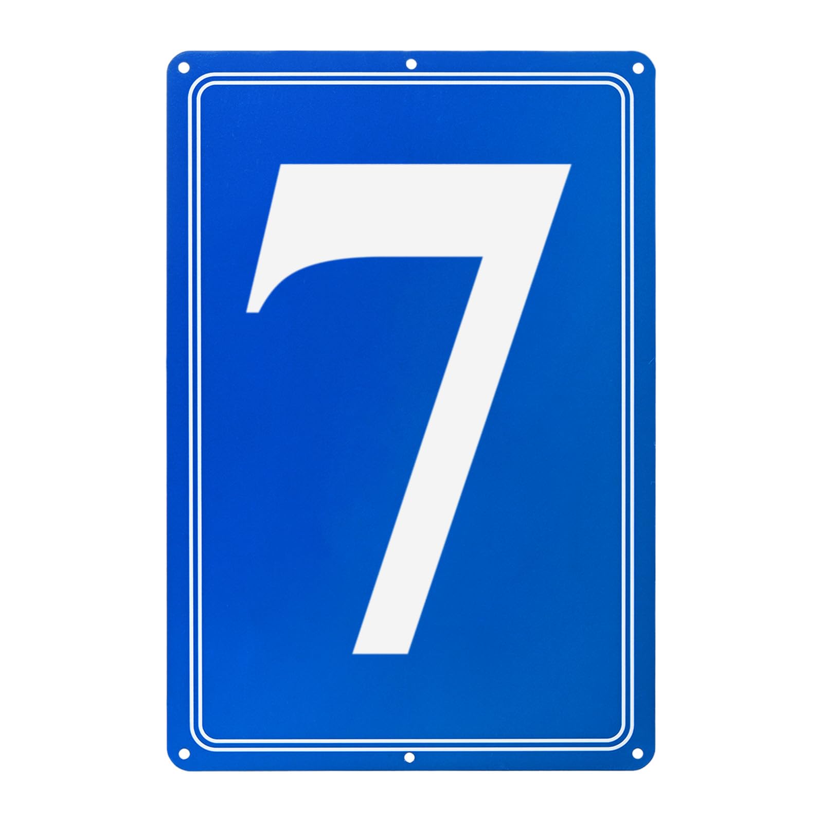 M METERXITY Aluminum Number Sign 7, 11.8 Inch House Numbers and Metal Letters, Parking Spot Letter Signs