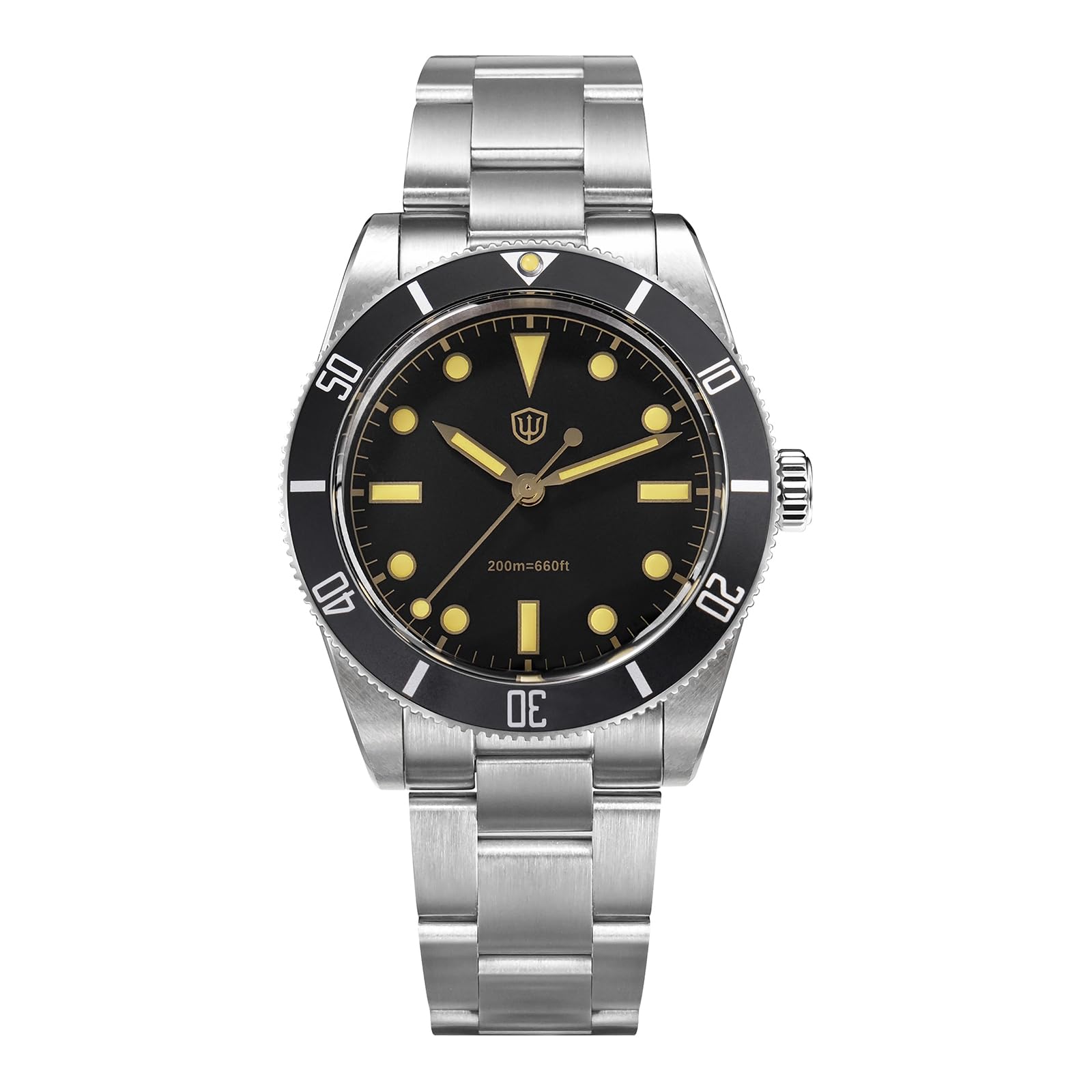 watchdives Quartz Watches, WD7922 BB54 Mens Watch 37mm Sapphire Crystal Luxury Wrist Watch 20Bar Diver Watches for Men