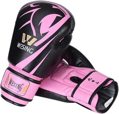 Miniatura 2 de Wesing - Guantes de boxeo profesionales para niños, hombres y mujeres, guantes de boxeo, kickboxing, entrenamiento para adultos y niños