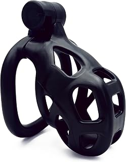 Cobra Chastity Device with 4 Curved Rings Adult Sex Toy