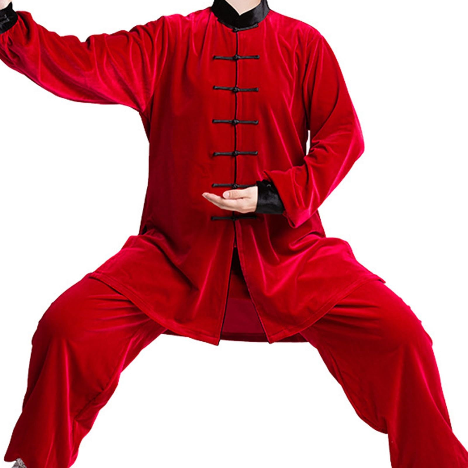 Amazon.com: BATTTX Kung Fu Mens Chinese Martial Arts Clothes Shirt