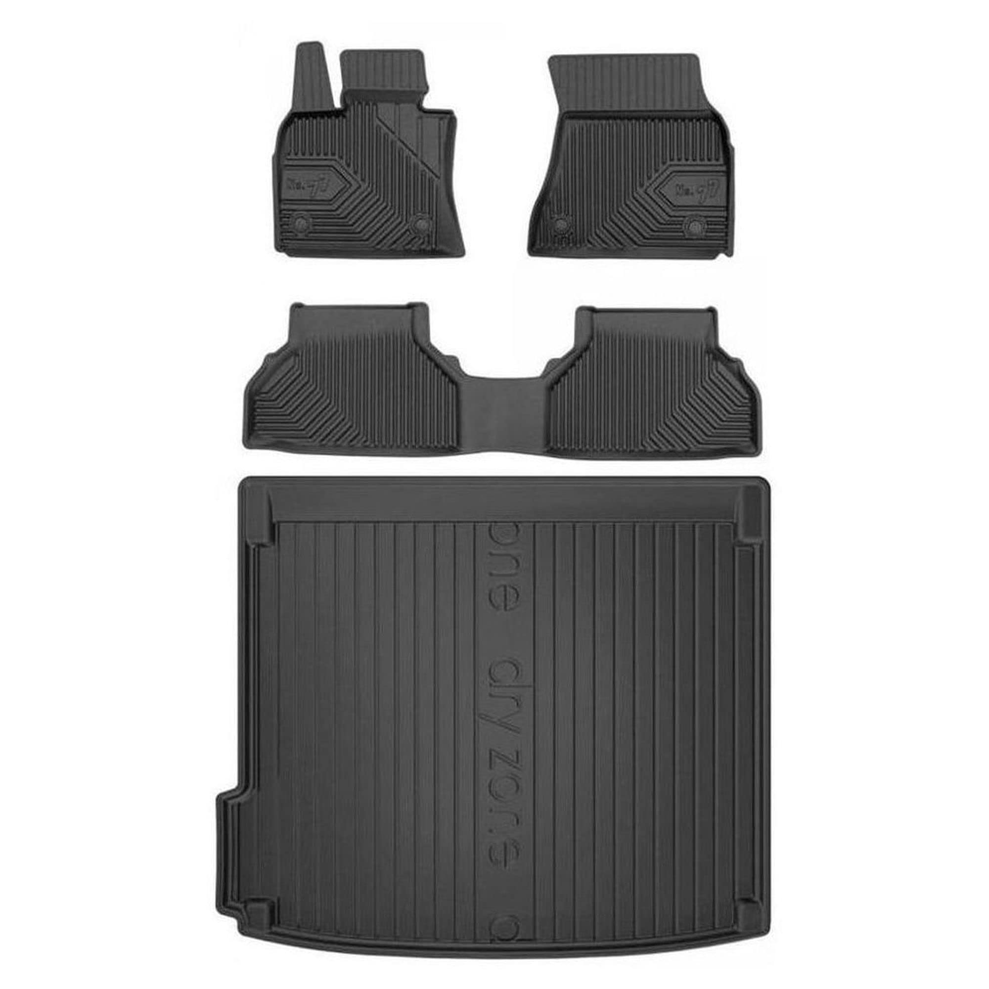 MOTOS Tappeto Bagagliaio Per BMW X6 E71 (2008-2014), Antiscivolo, 4 Season, Bordi Rialzati 4 Cm, Materiale Riciclabile, Resistente Da -40°C A +80°C