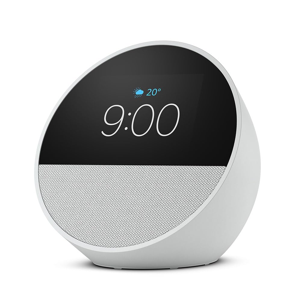 Amazon Echo Spot（2024年発売） - スマートアラームクロック…