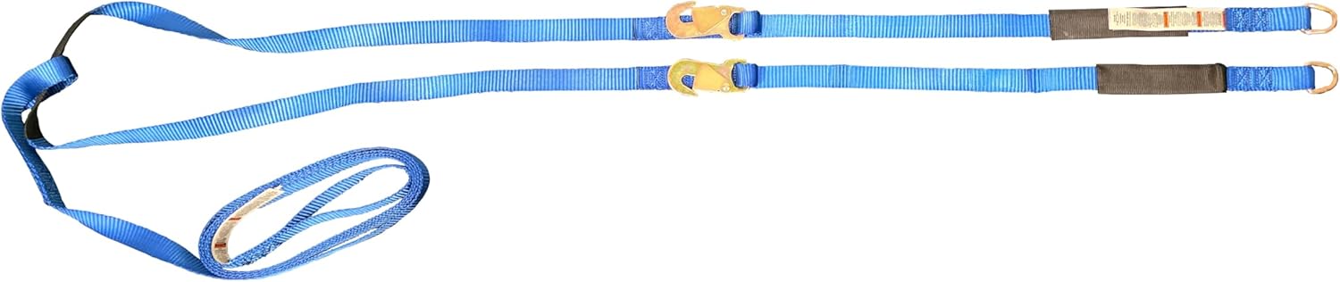 S-Line by Ancra Cargo 3-Point Recovery Strap, 1" x 15' Strap for Snowmobiles & Recreational Vehicles, Soft Loop with Protective Sleeves for Scratch Prevention with 1,000lb Maximum Vehicle Weight