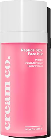 Cream Co. Nemlendirici Aydınlatıcı Yüz Spreyi, Peptit Face Mist, Ektoin Hyaluronik Asit, Tüm Cilt Tipleri, 50 ML