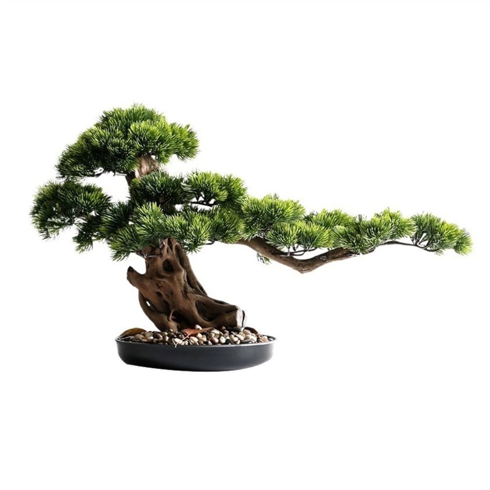 HCZKIUJY Bonsai Artificial Bonsai Entryway Living Room Greenery Large Fake Tree Hotel Decorations Zen Ornaments Plant