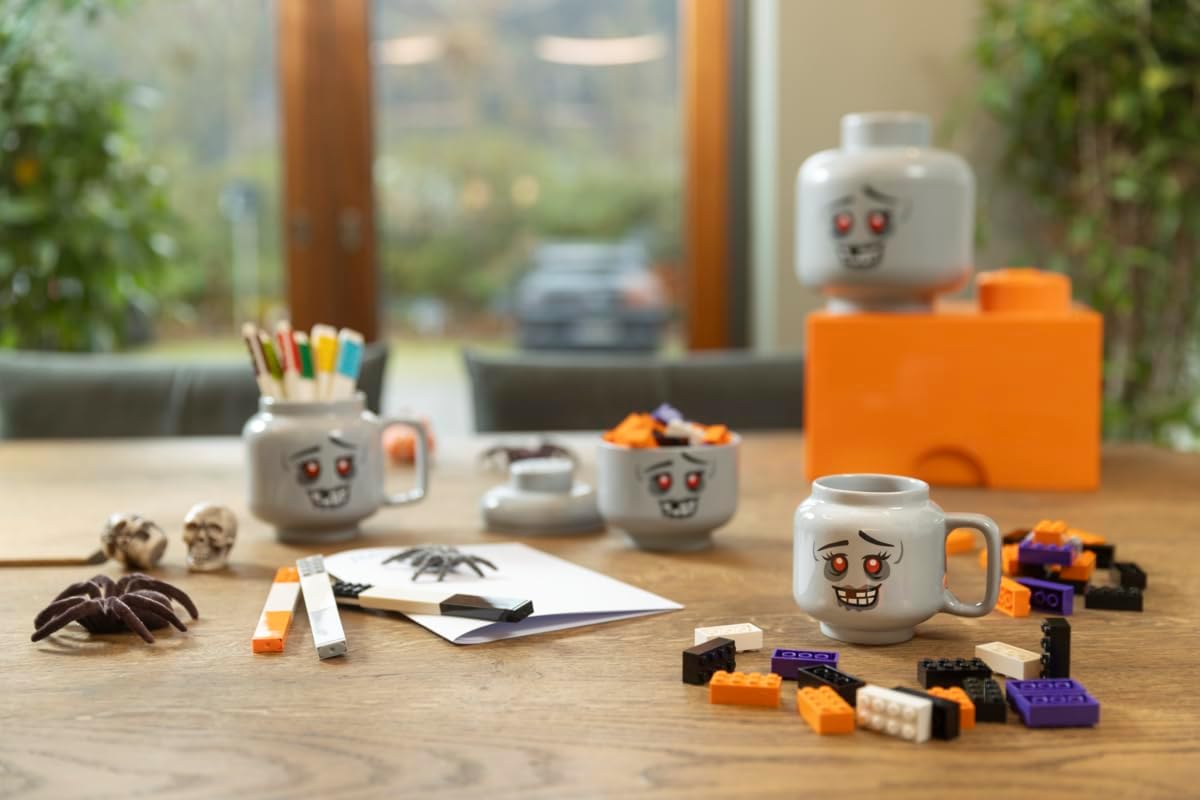 Room Copenhagen Lego Zombie Mug - 530 ml,Fun and Durable Ceramic Cup for Coffee or Tea, Dishwasher Safe Gift for Kids, Adults and Collectors
