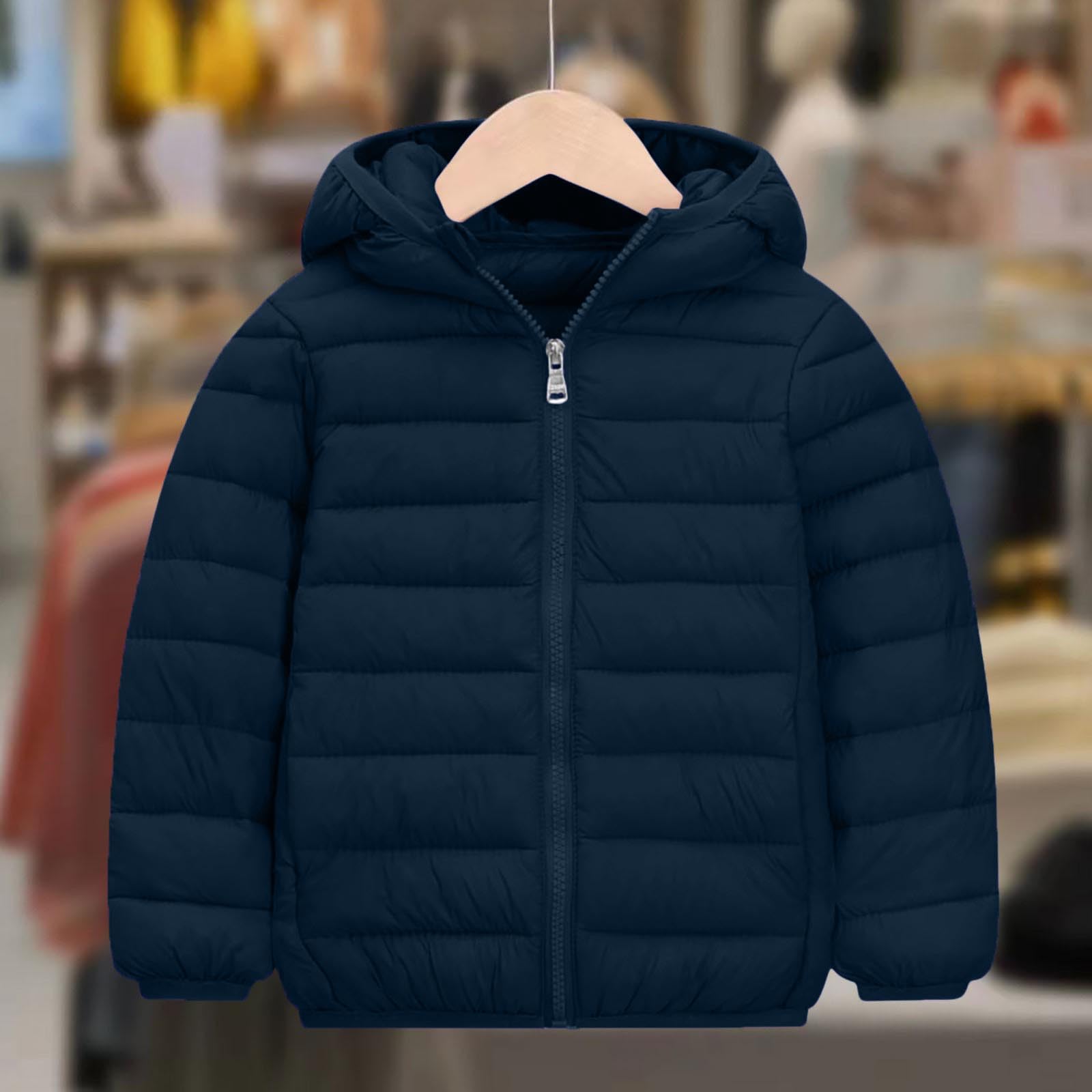 HAOLEI Abrigo Niño Niña Chaqueta Acolchada de Invierno para Niños Abrigos Acolchado con Capucha Traje de Nieve Cálido y Ligera para Niñas Ropa de Abrigo a Prueba de Viento Adolescente 4-12 Años