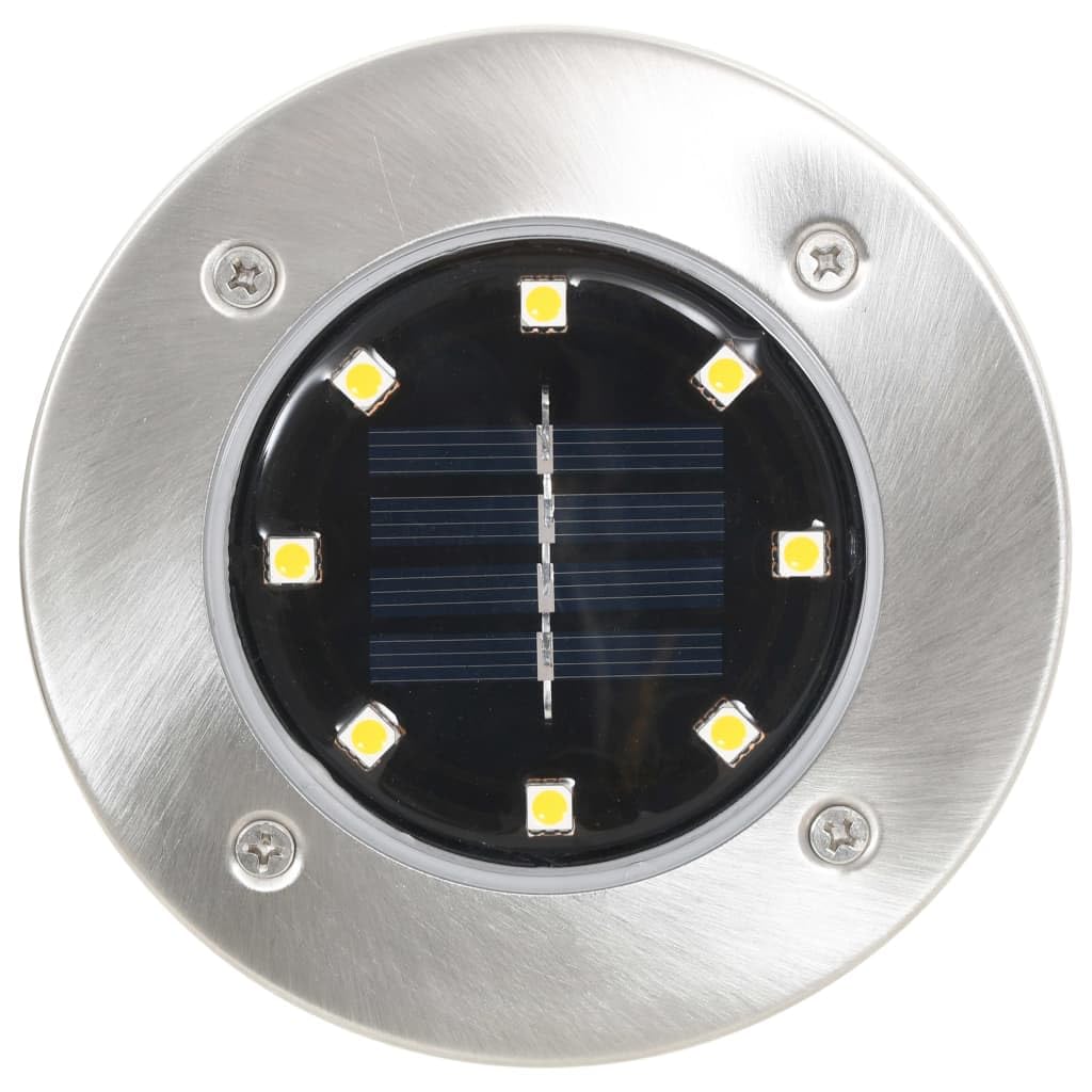 vidaXL Lampade Solari da Terra 8 pz Luci a LED Colore RGB