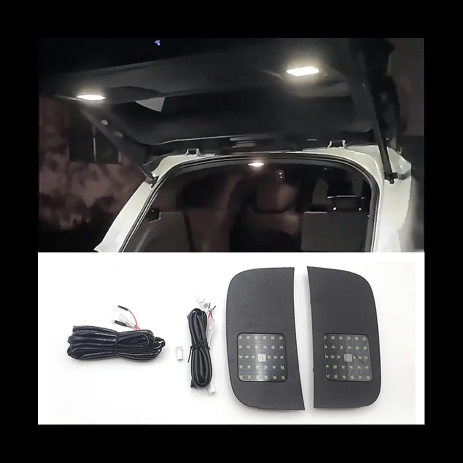 Rynplex Luz LED trasera for maletero de coche, lámpara for portón