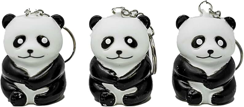 小物 panda Amazon.com: Barry Owen Pooping Panda Keychain for Girls