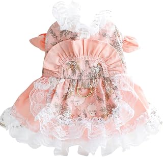 Dog Clothes Spring/Summer Thin Cat Princess Skirt Mid Rabbit Small Teddy Pet(X-Small)