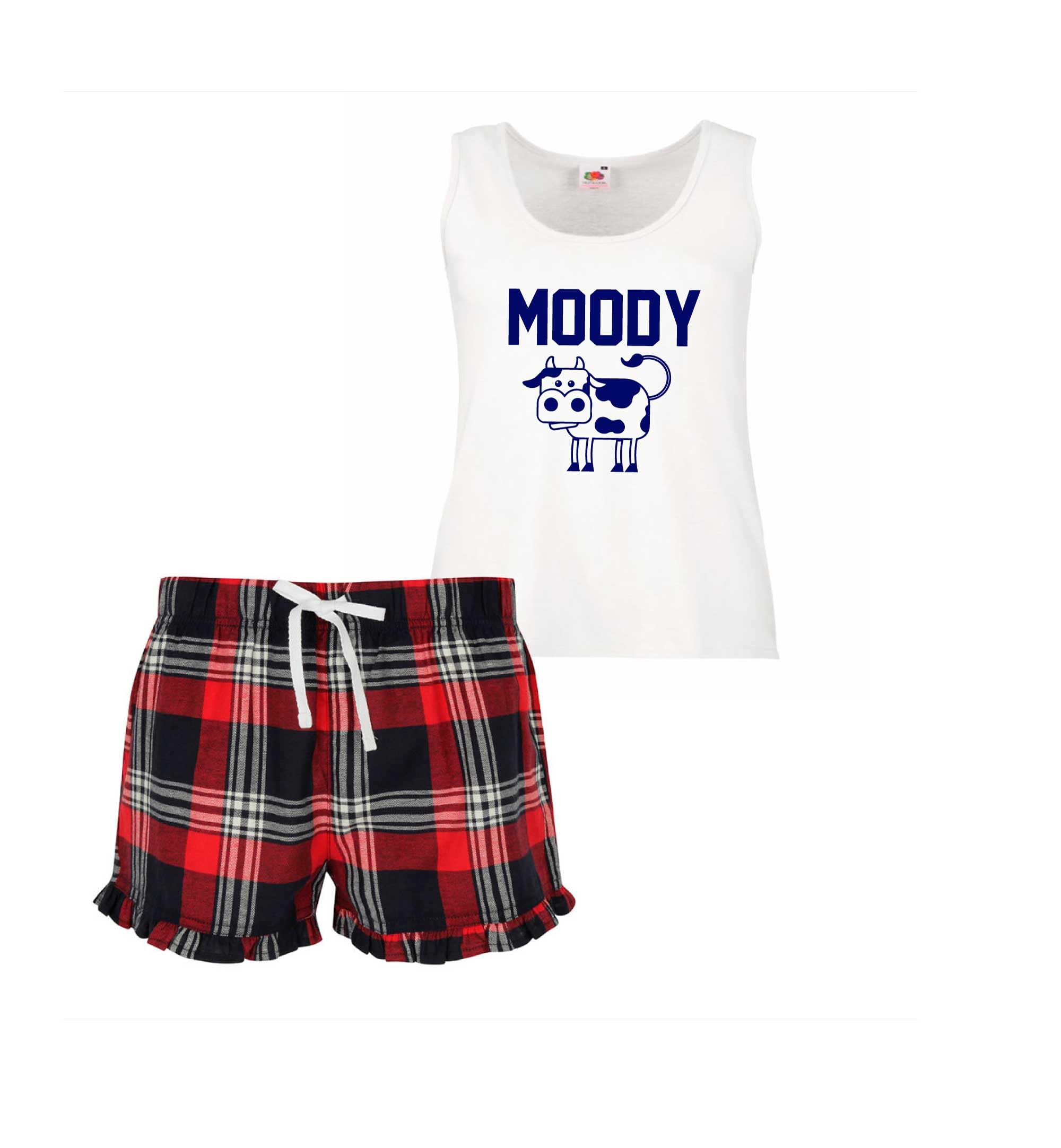 60 Second Makeover Limited Moody Cow Dinosaur Pyjama Set Size - S