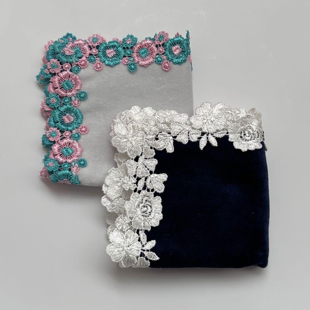 近沢レース　2枚〜 Amazon.co.jp: 近沢レース タオルハンカチ 2枚セット : Clothing