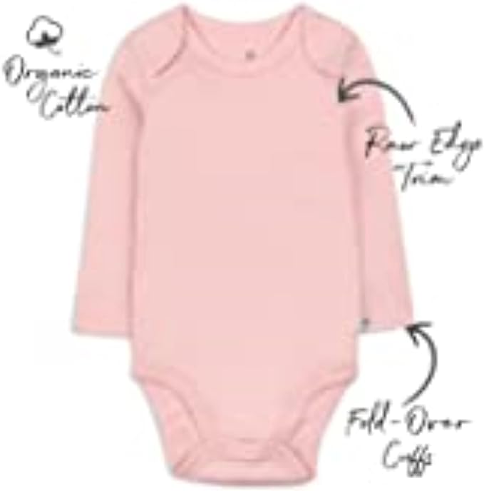 Pack de 5 Bodies Manga Larga para Bebé Niña de Algodón Orgán miniatura 2