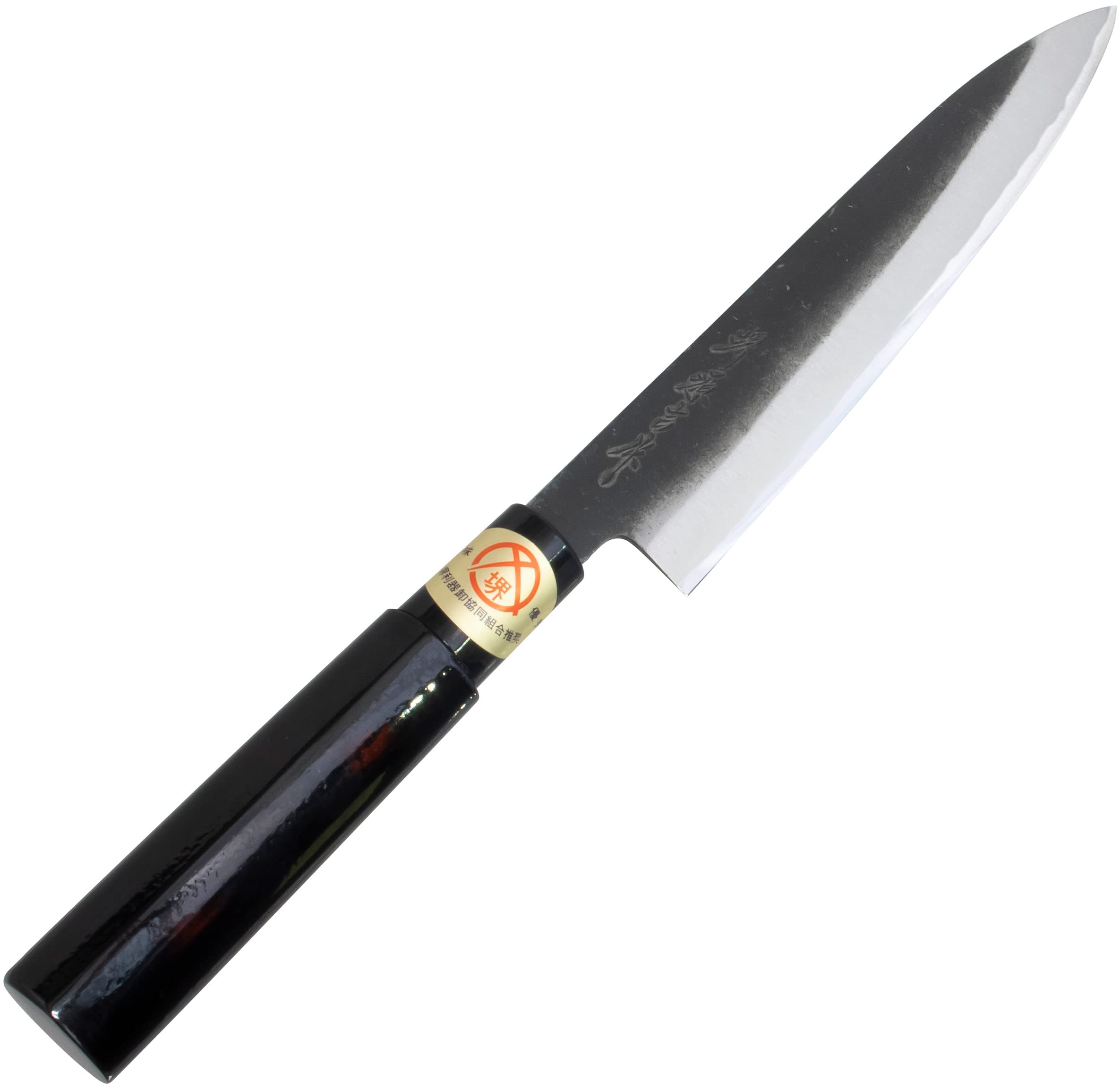 未使用 日本製 堺源吉 和ペティ 160mm 黒打白二鋼 曙塗柄 包丁 安来鋼 Amazon｜堺源吉 日本製 和ペティ 包丁 160mm 黒打白二鋼 曙塗柄 堺の