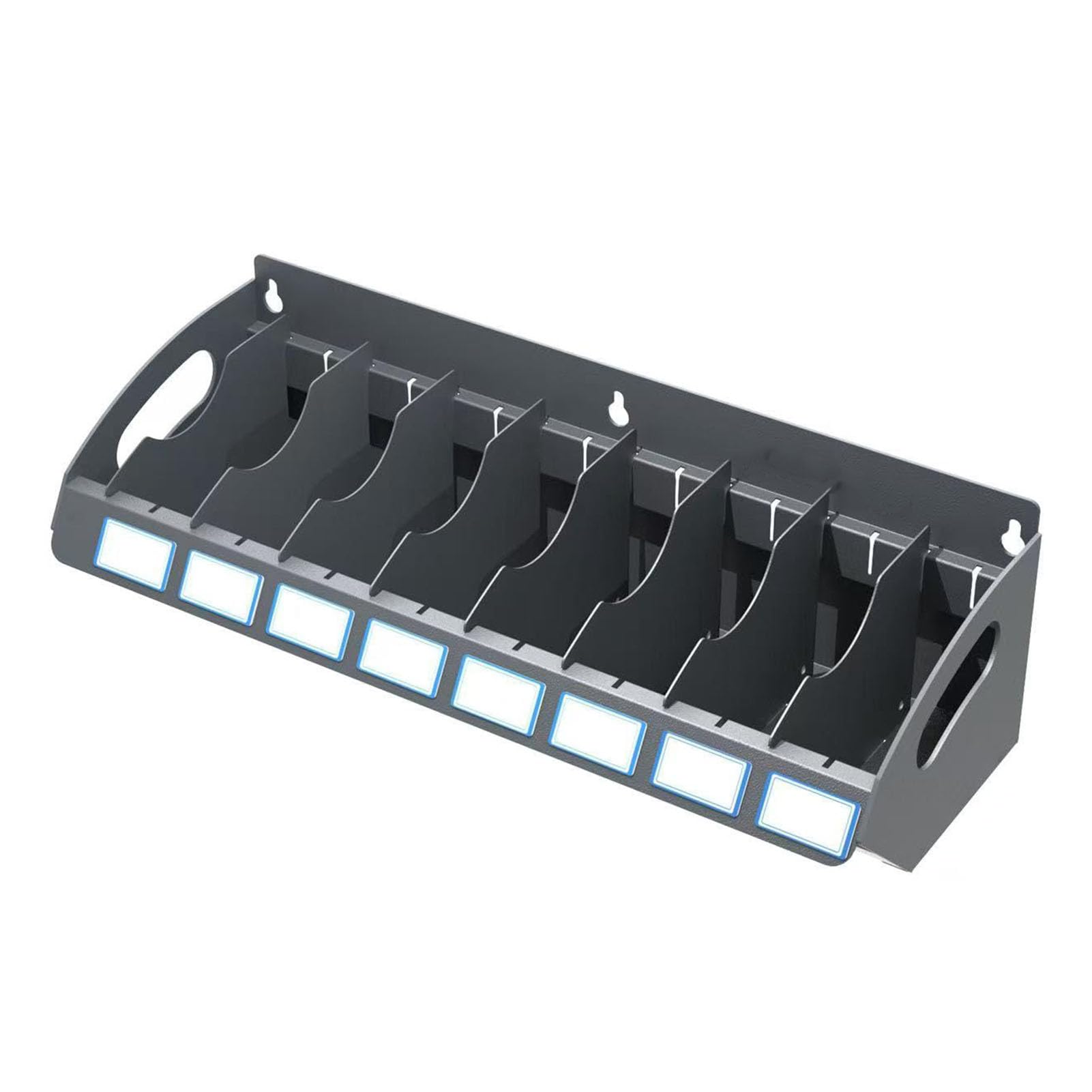YWBL-WH Porta Lame Abrasive in Metallo, 8 Slot, Montaggio a Parete