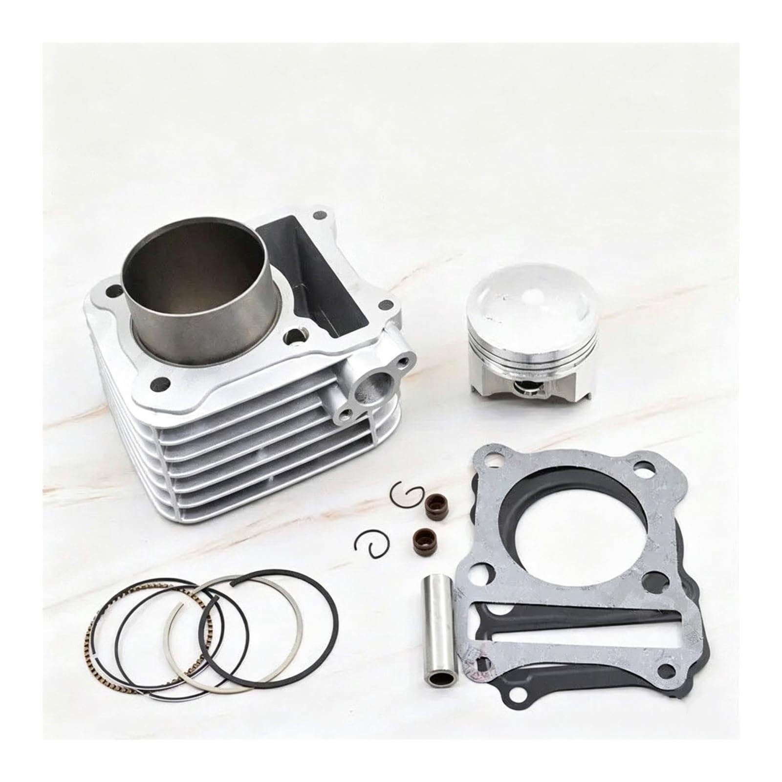 Cilindro Pistone Kit Kit Di Ricostruzione Guarnizioni Pistone Cilindro Moto Per KLX125 Per KLX 125 125cc 150cc 62mm Big Bore Upgrade Power