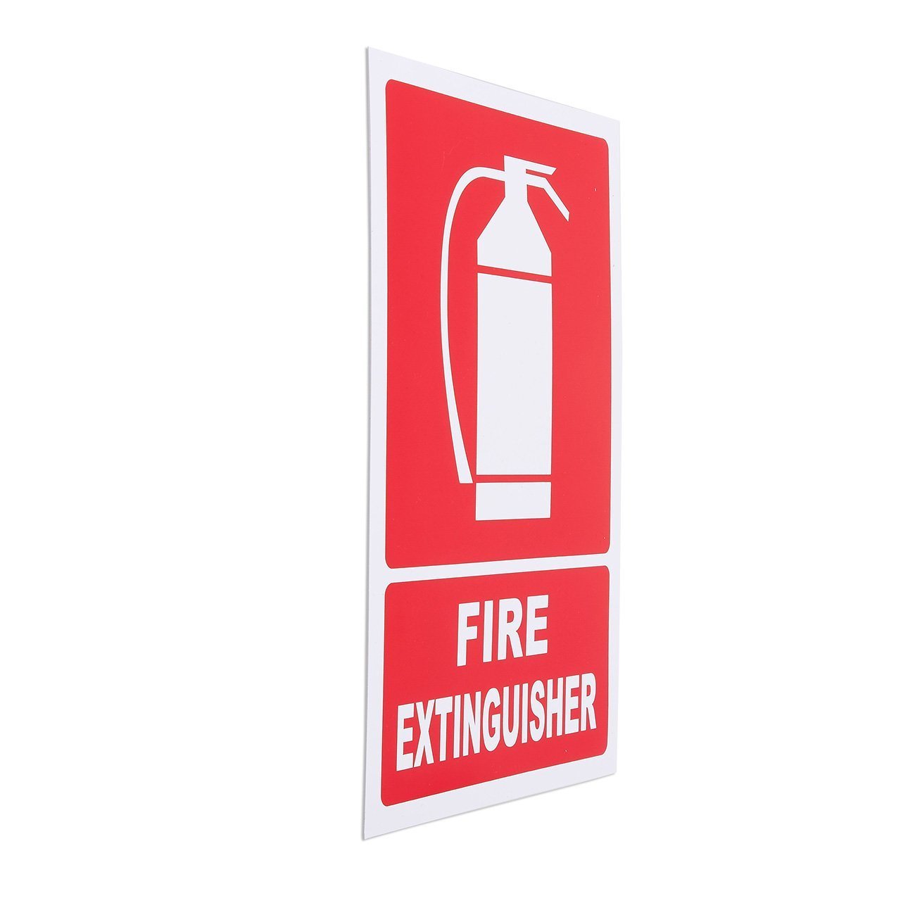 Juvale 6 Piece Fire Extinguisher Signs PVC Signs For Fire
