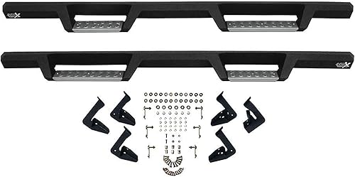 Miniatura 4 de Westin 56-132552 HDX Barras Nerf de acero inoxidable para Tundra CrewMax 2007-2021 Par negro texturizado