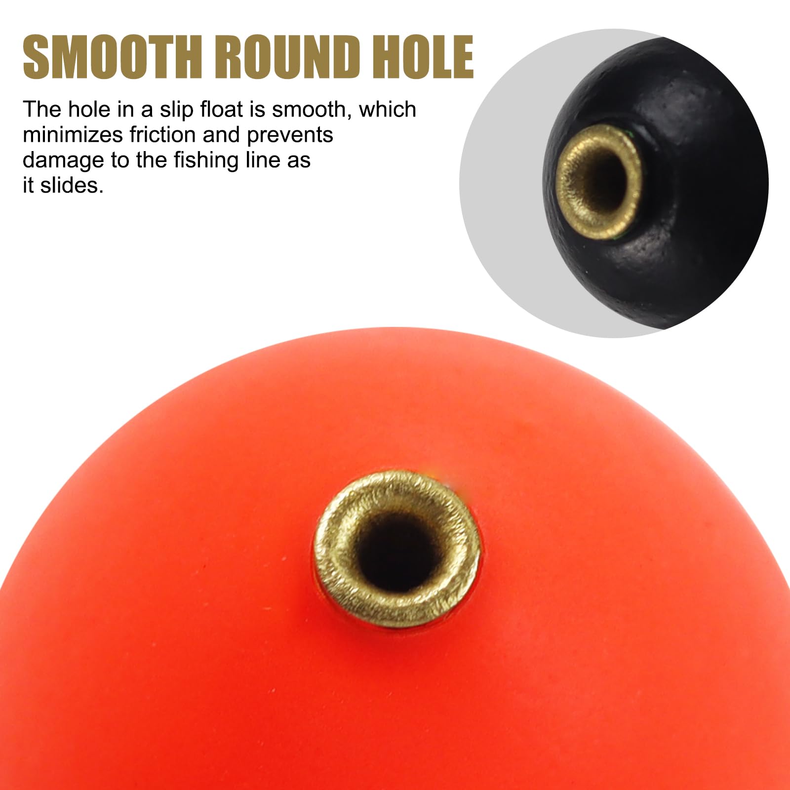 CWSDXM Slip Bobber Fishing Floats EVA Foam Bobbers for Pike Perch Carp Bass Fishing Bobber Float Saltwater Freshwater Floatage 0.35oz - 4.23oz (5 pcs Float Buoyancy 20g)