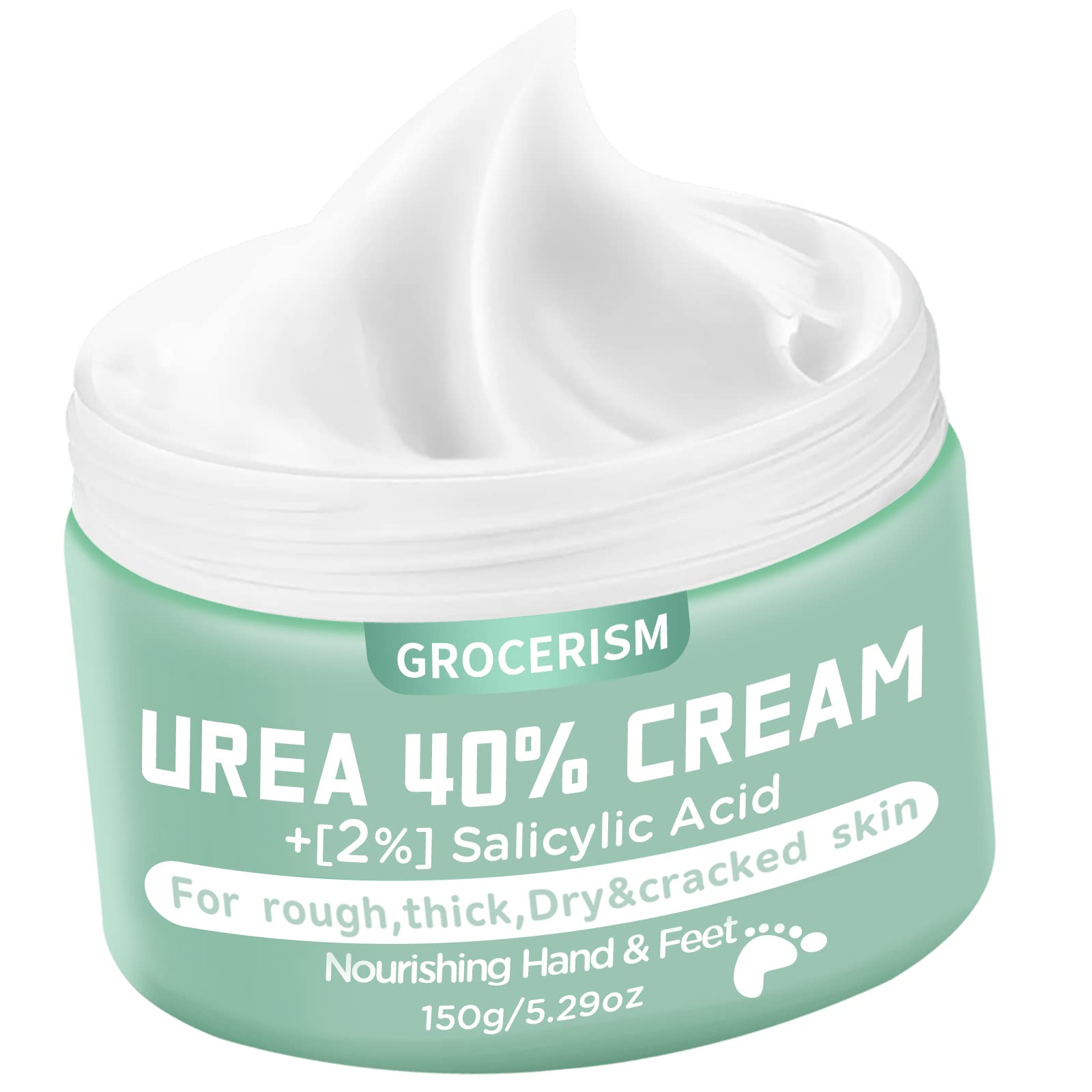 Urea Cream 40 Percent for feet Plus 2 Salicylic Acid 5.29 oz Callus